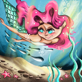 Иллюстрация к книге о русалках