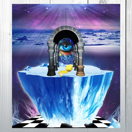 The icy eye of Atlantis.