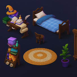 Мебель для комнаты волшебника