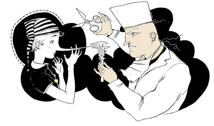 У пластического хирурга