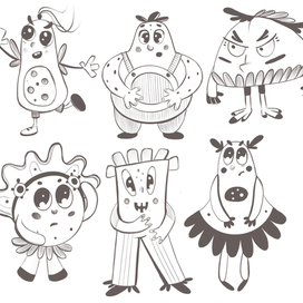 Дизайн персонажей 