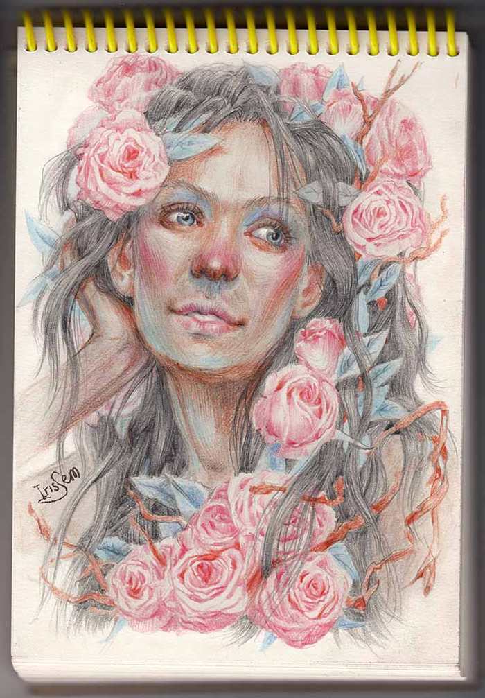 Дамочка в розочках)))