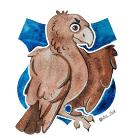 Иллюстрация орла на герб Когтевран