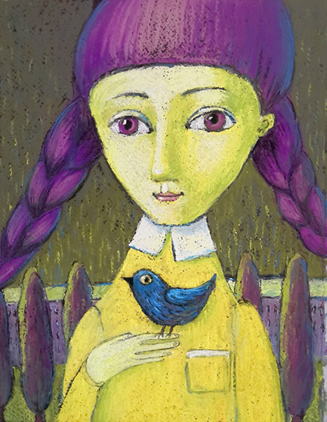 Синяя птичка