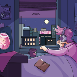 Конкурсная иллюстрация в ЗИН Смешарики "О, Нюша!"