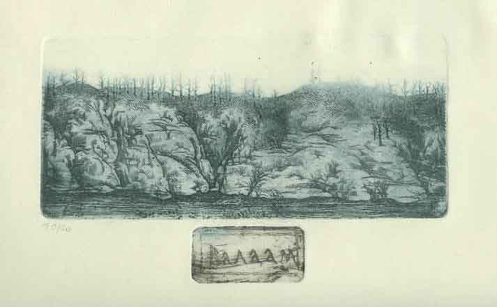 офорт серия"Валаам"