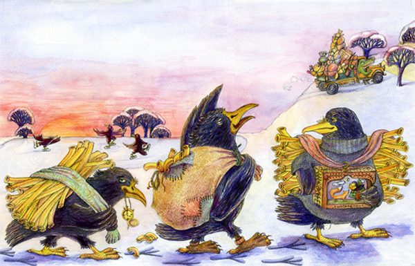 "Вороны и макароны"