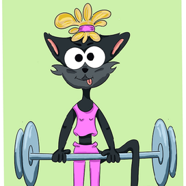 Пантерка на спорте