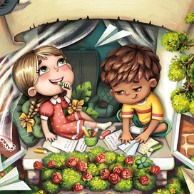 Обложка для настольной игры "Живые истории. Навстречу новым приключениям!"