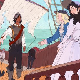 "Одиссея капитана Блада" иллюстрация-3