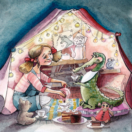 мой любимый крокодил)