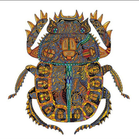 Скарабей к календарю 2007г