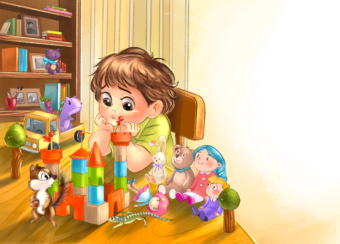 Иллюстрация к книге Анны Илюшиной "Бурундучья поэма"