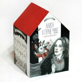 Упаковка для конфет "Алиса в Стране чудес"❤