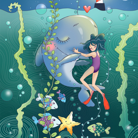 Дружба с дельфином