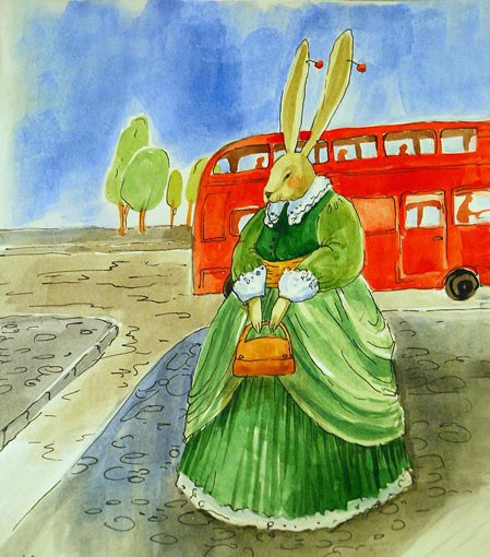 Крольчиха-гувернантка.