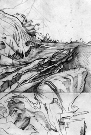 sketch for engraving "Z M XXII"