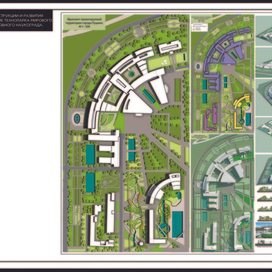 Фрагмент проета реконструкции и развития города Пущино. Технопарк