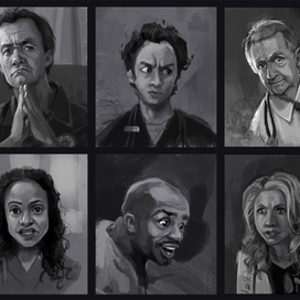 "Наброски лиц"