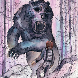 Иллюстрация к рассказу "Сны с продолжением" Робина Штенье