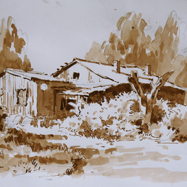 Старенький дом