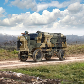 FWD type B ammunition truck (box art for ICM)