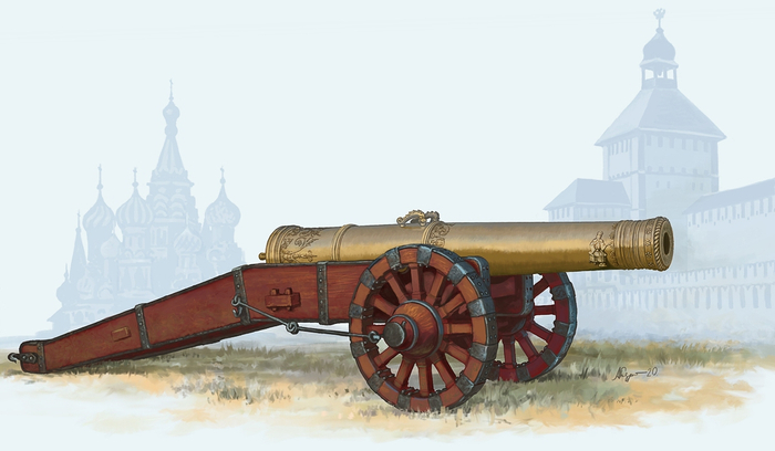 Реконструкция пищали с изображением царевича Фёдора Борисовича Годунова