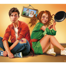 Сковорода не только кормит, но и воспитывает)