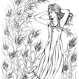 "Танцующая на осеннем ветру"