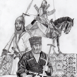 Иллюстрация к книге "Кумыки. Племя Гуэнов."