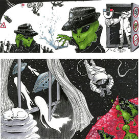 для детского журнала "Кот в мешке", статья о науке против заблуждений