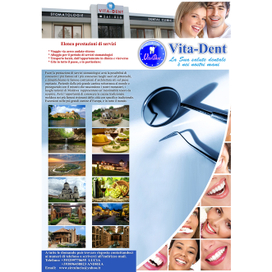 dental clinic advertising brochure Vita Dent