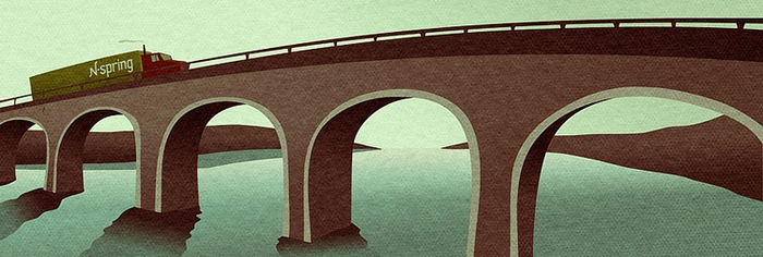 Иллюстрация для сайта N-spring