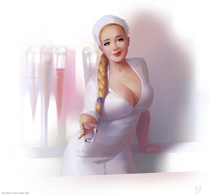 продавщица живой воды