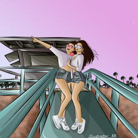 art-портрет по фото в Ps