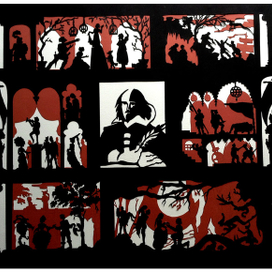 Плакат "по произведеням Шекспира"