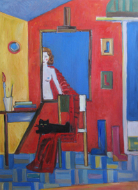 Автопортрет с Чернушкой