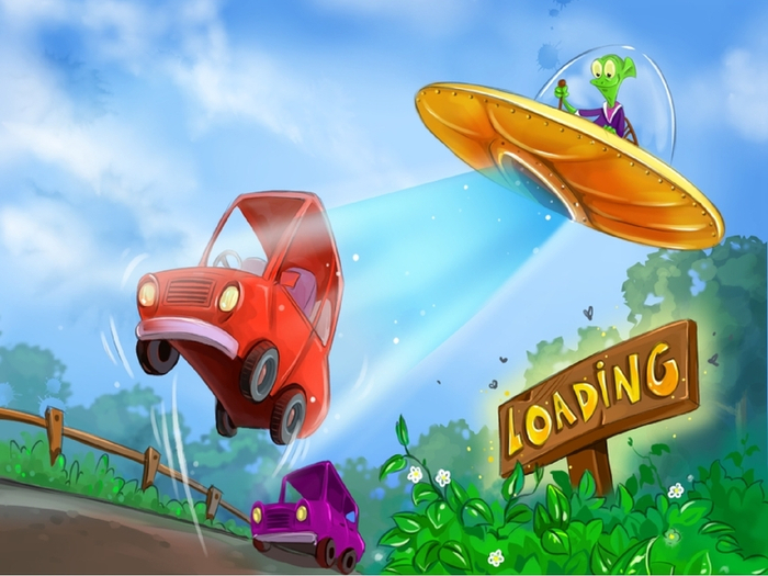 Старт экран для игры