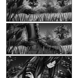 1 стр из манги "Почти живой"