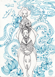 чупальца и кошка