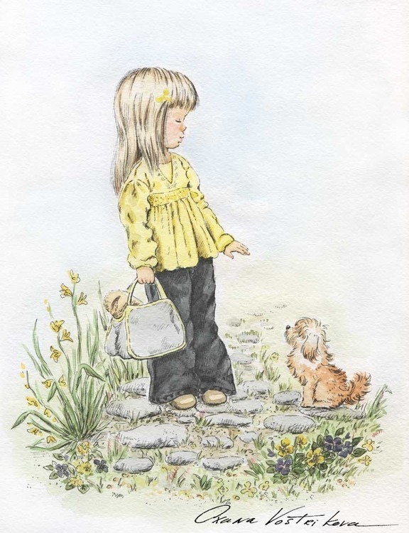 За хлебом послали