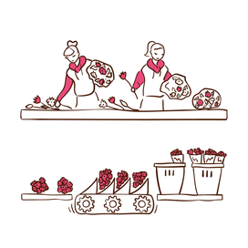 Производство букетов