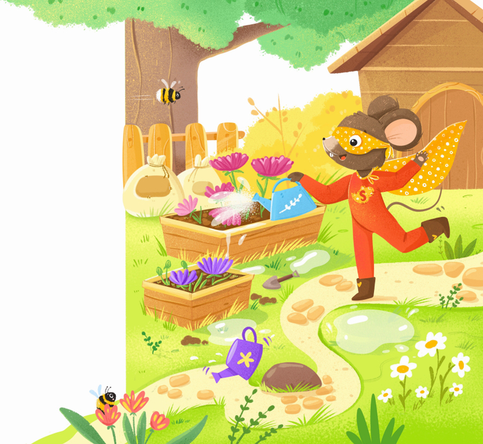 Мышонок-супермен