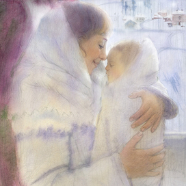 Русская Мадонна с Младенцем.