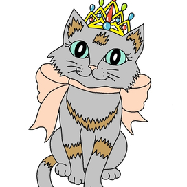 Котик в короне