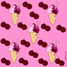 Вишнёвое мороженное