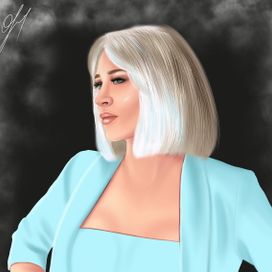 Пример портрета на заказ)