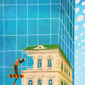 старый город. восстановление