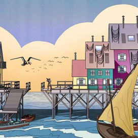 Рыбацкая деревня 