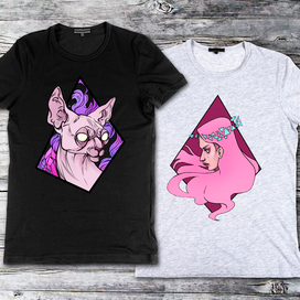 Стилизованный принт